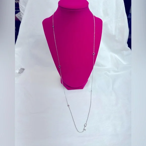 Coach Rainbow Swarovski Crystals stone statement‎ necklace . No tag new - Picture 4 of 4